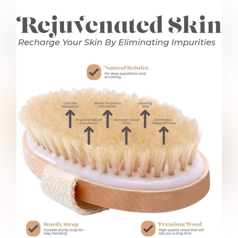 Vegan brand new body brushes